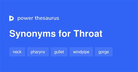 throatpie mean|THROATY Synonyms: 82 Similar and Opposite Words .
